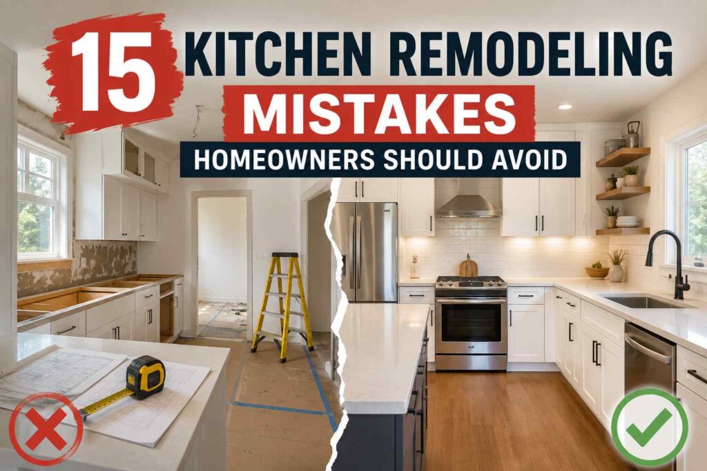 15 Kitchen Remodeling Mistakes Homeowners Should Avoid