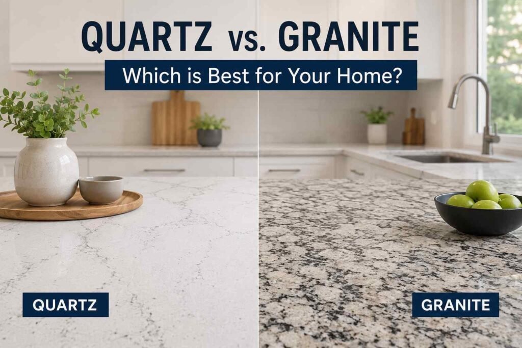 Quartz vs. Granite Countertop: Which is Best for Your Home?