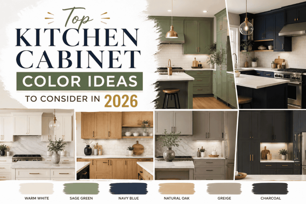 Top Kitchen Cabinet Color Ideas to Consider in 2026