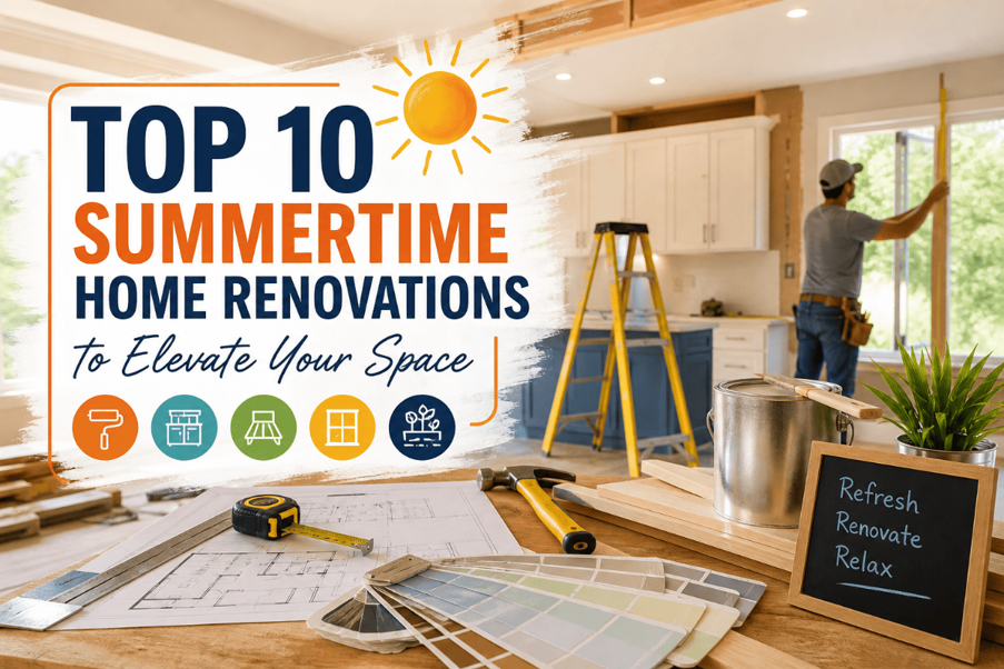 Top 10 Summertime Home Renovations to Elevate Your Space