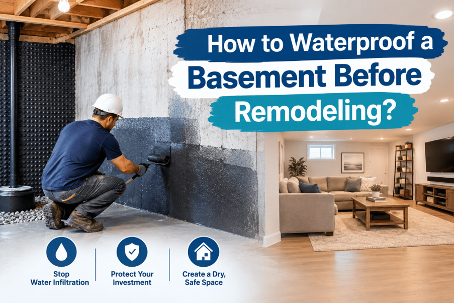 How to Waterproof a Basement Before Remodeling?