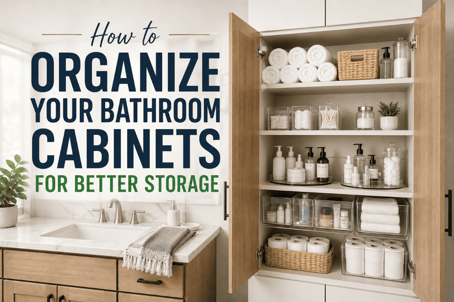 How to Organize Your Bathroom Cabinets for Better Storage