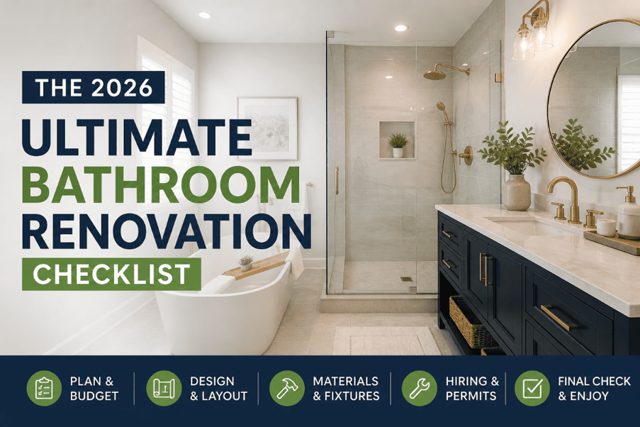 The 2026 Ultimate Bathroom Renovation Checklist